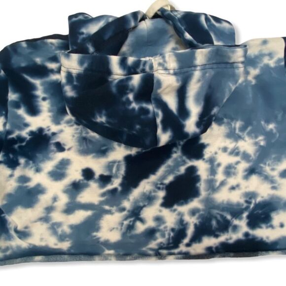 Pepsi Graphic Tie Dye Crop Hoodie - Picture 10 of 12